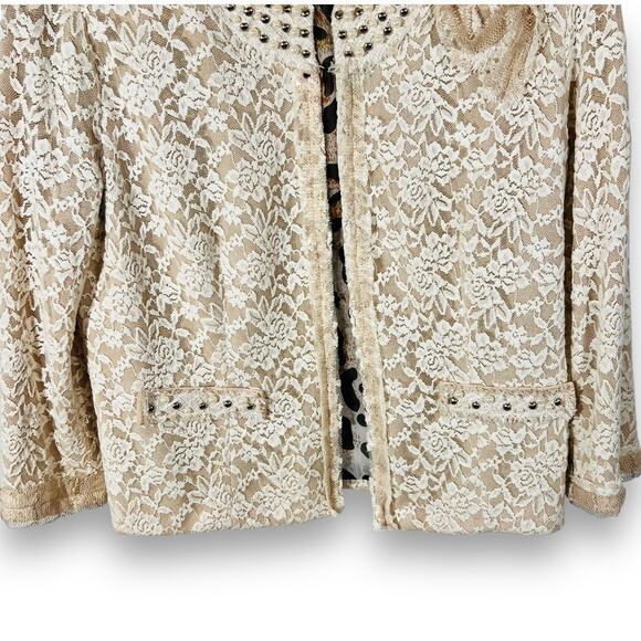 Alberto Makali Lace Jacket Medium Vintage Style - Picture 5 of 11